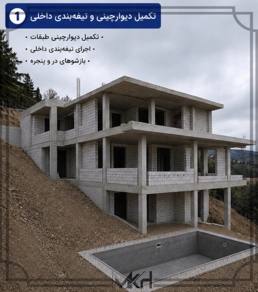 طراحی سازه بتنی پروژه ویتارا